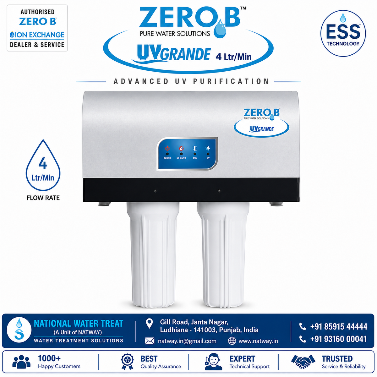 zero b UV Grande 4 LTR
