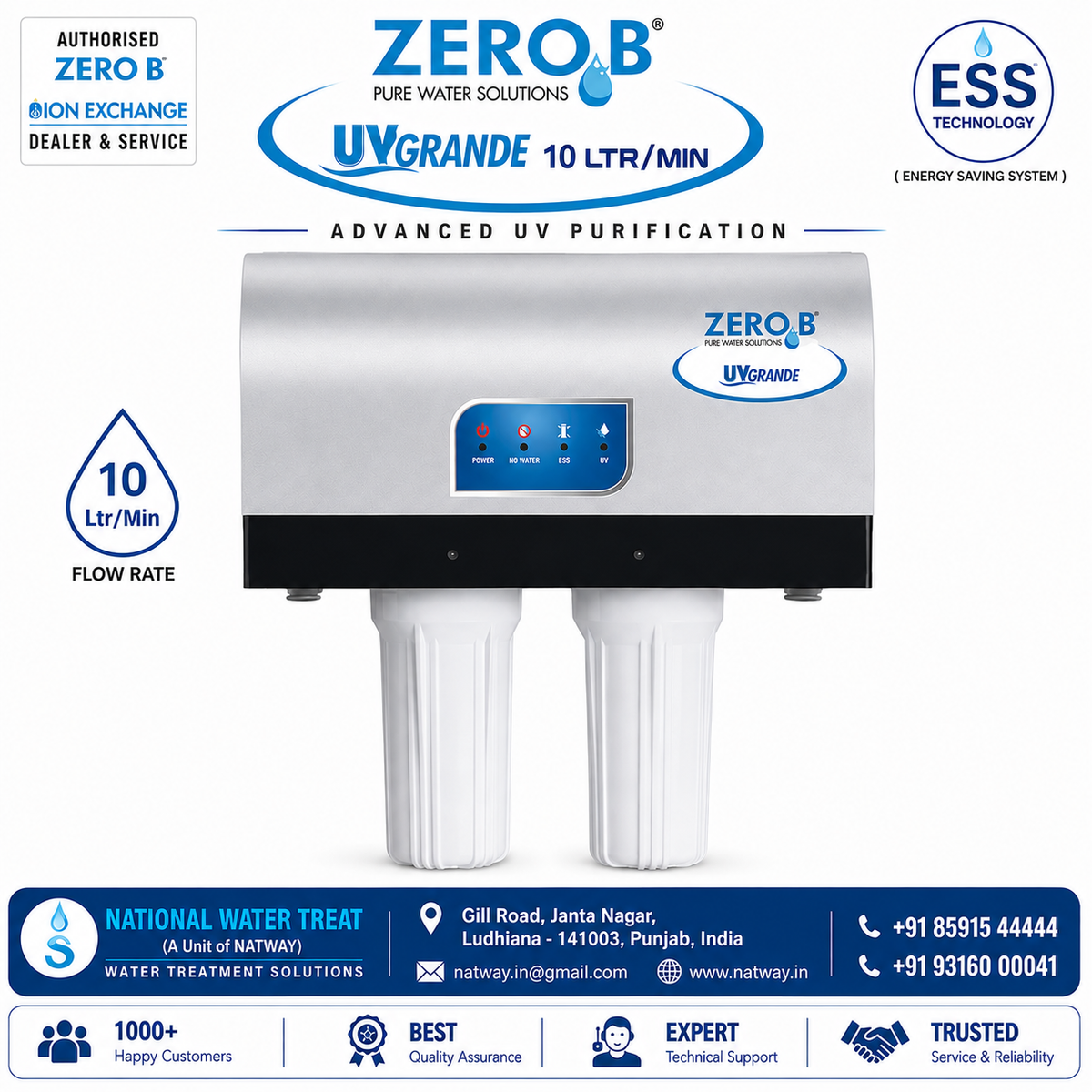 zero b UV Grande 10 LTR