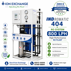 ion  Exchange Indromatic 404 RO Plant 800 LPH
