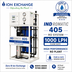 ion  Exchange Indromatic 405 RO Plant 1000 LPH