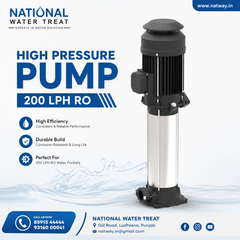 High Pressure Pump For 200 LPH RO Plant