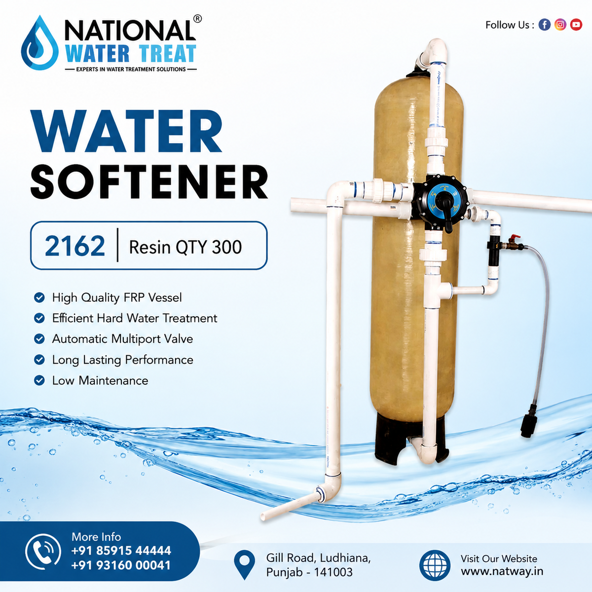 water softener 2162/180