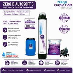Zero B AutoSoft-3 Automatic Water Softener 3000 LPH